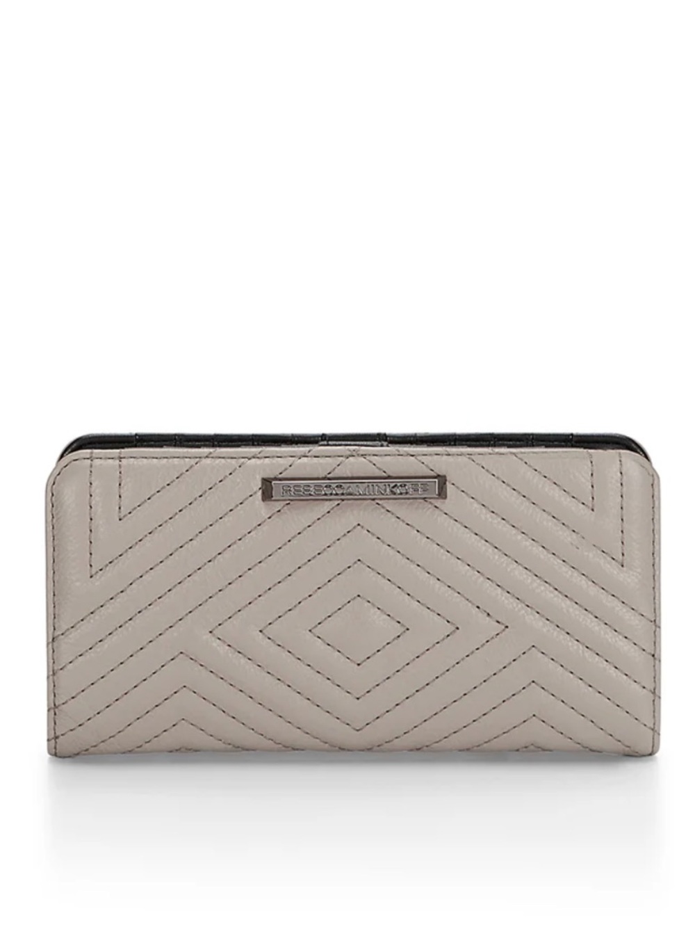 Rebecca Minkoff Quilted Gray Wallet